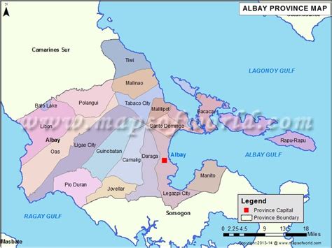 boundaries of albay